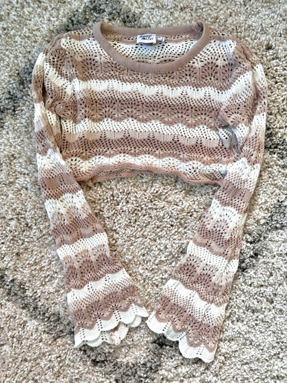 Princess Polly Crochet Crop Top